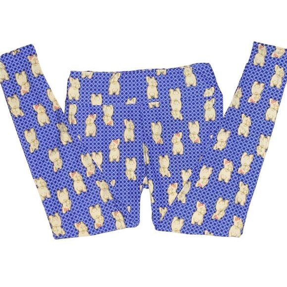 Lularoe tall&curvy Leggings • Frenchies With Bows • Unicorn Collection • NWOT - Picture 8 of 14